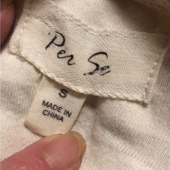 💕 GIFTED💕Per Se cream sweater - Picture 3 of 4